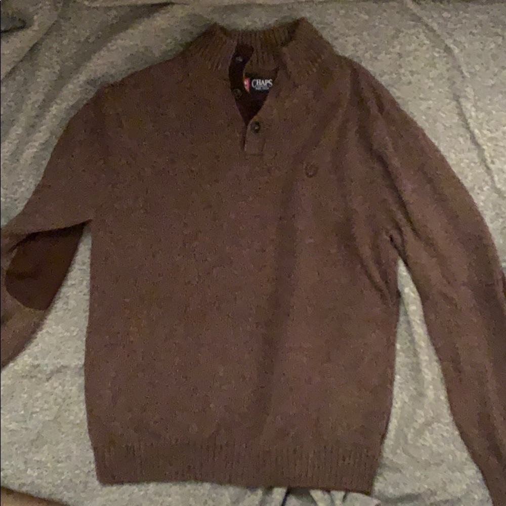 Brown dress sweater